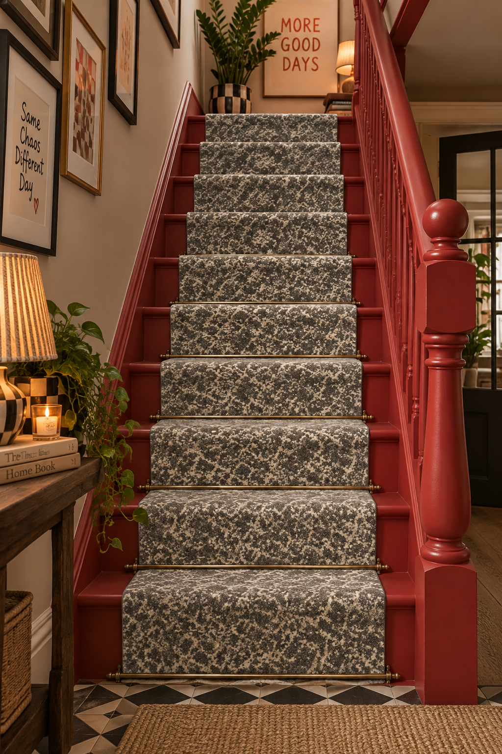 Patterned Stair Runner